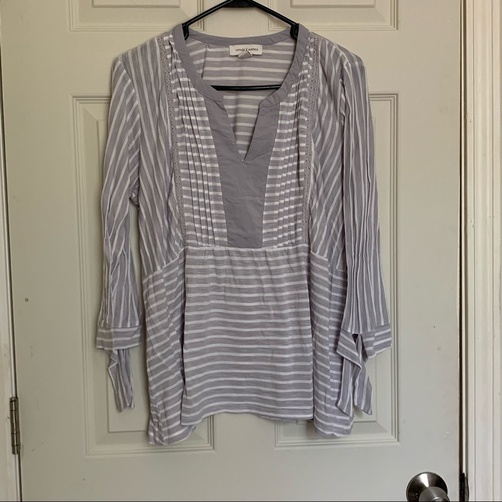 Vintage America Peasant Shirt